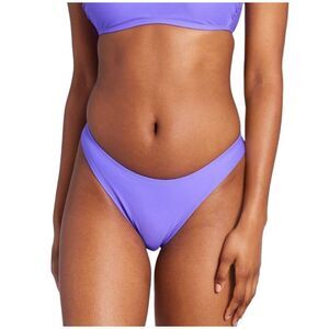 NEW Wild Fable Purple Scoop Front Low-Rise High Leg Cheeky Bikini Bottom L